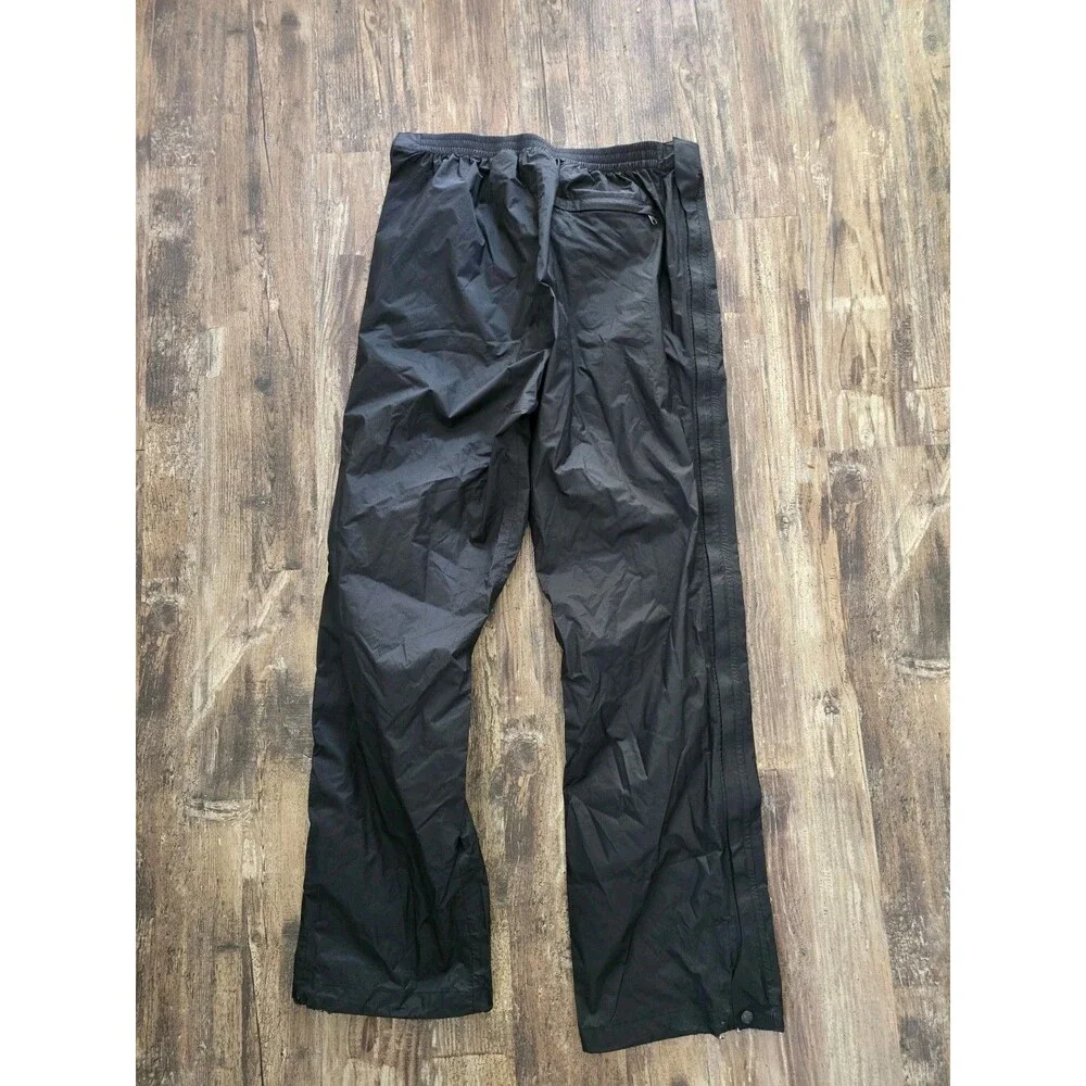 Marmot PreCip Eco Full Zip Rain Pants L Black Waterproof Outdoor - Picture 3 of 6